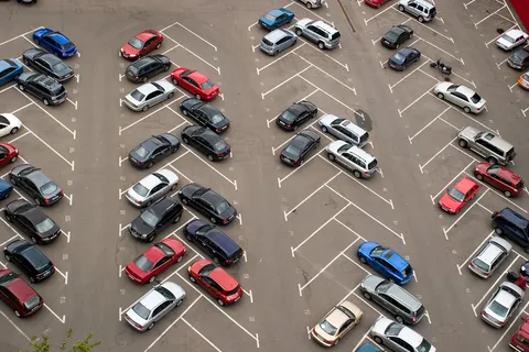 How to Park in a Parking Lot