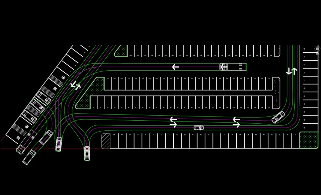 How To Layout A Parking Lot For Stripping